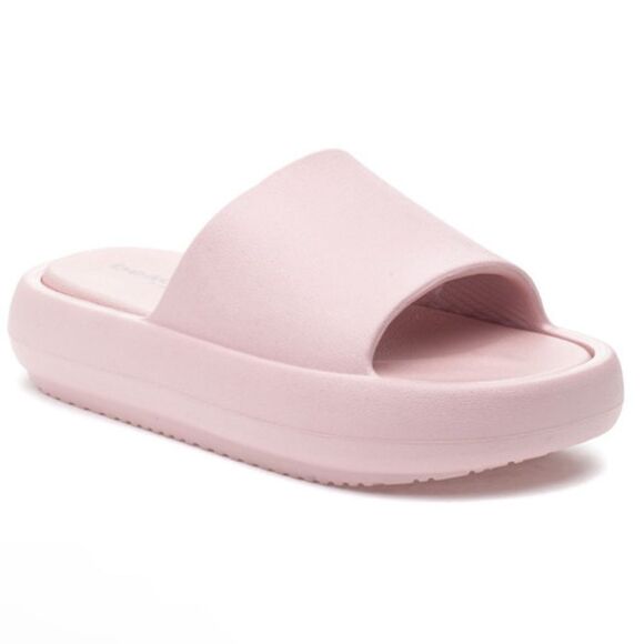 NIB New J/Slides NY SQUISH Light Pink EVA Slip On Slide Sandal Sz 8 Beach Summer - Picture 1 of 13